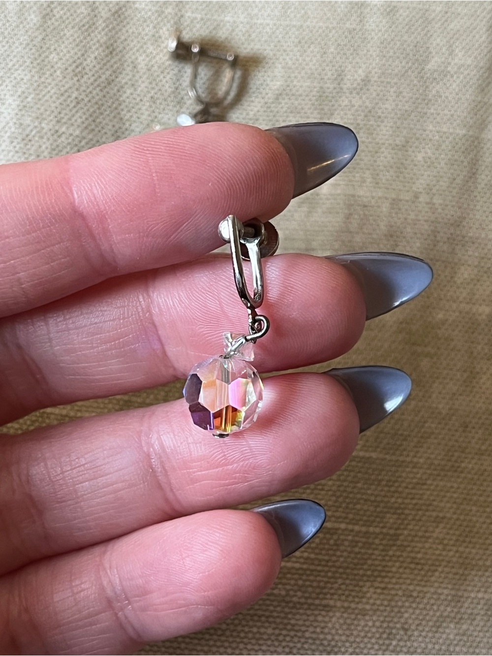 Vintage twist on earrings